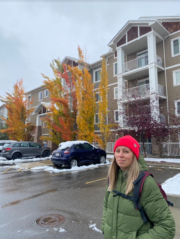 Valeriia at an apartment