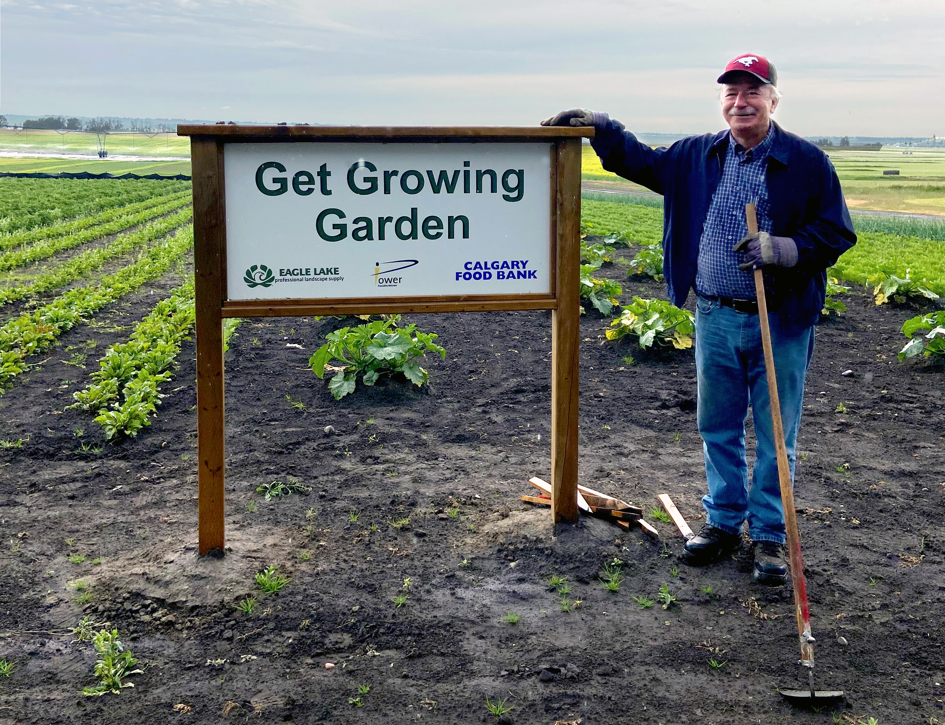 Calgary Food Bank Grow A Row Volunteer