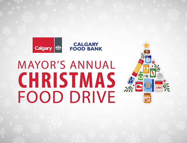 Calgary Food Bank Mayor's Annual Christmas Food Drive campaign image